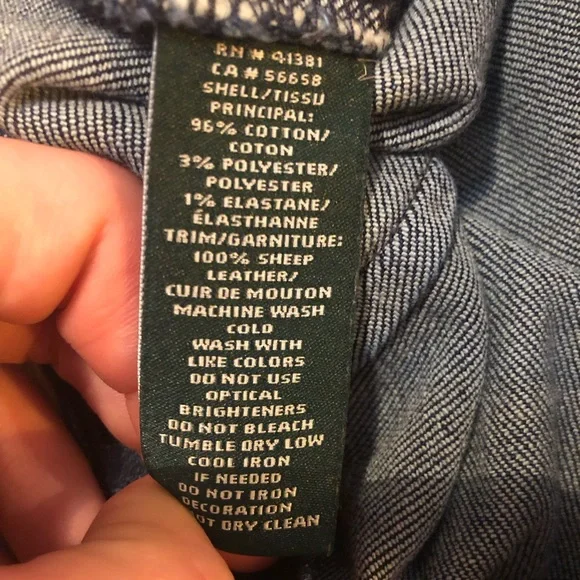 3/$12 Ralph Lauren Denim Pencil Skirt - Picture 5 of 5